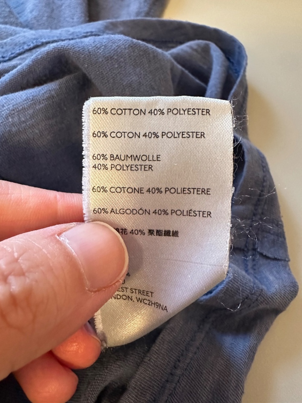 We The Free Oversized Blue Cotton Short Sleeve T-Shirt | Size Medium - Picture 8 of 8